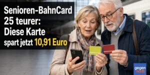 Rentner: Senioren-BahnCard 25 teurer: Diese Karte spart aber jetzt 10,91 Euro