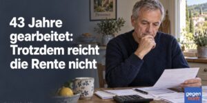 43 Jahre gearbeitet: Trotzdem reicht die Rente nicht