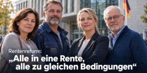 Rentenreform: "Alle in eine Rente, alle zu gleichen Bedingungen"