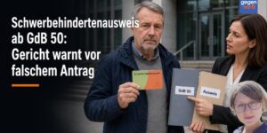 Schwerbehindertenausweis ab GdB 50: Gericht warnt jetzt vor falschem Antrag