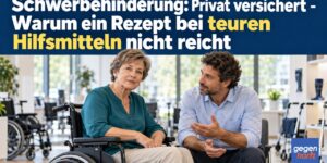 Schwerbehinderung: Privat versichert - Warum ein Rezept bei teuren Hilfsmitteln nicht reicht