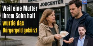 Weil eine Mutter ihrem Sohn half wurde das Bürgergeld gekürzt
