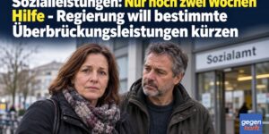 Sozialleistungen: Nur noch zwei Wochen Hilfe - Regierung will bestimmte Überbrückungsleistungen kürzen