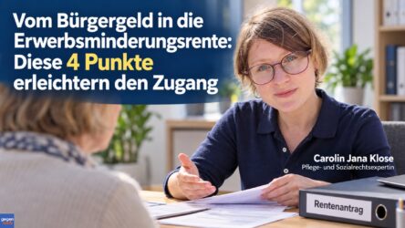 Beitragsbild von: Vom Bürgergeld in die Erwerbsminderungsrente: Diese 4 Punkte erleichtern den Zugang