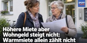 Höhere Miete, gleiches Wohngeld: Warmmiete allein zählt nicht