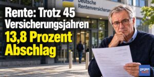 Rente: Trotz 45 Versicherungsjahren 13,8 Prozent Abschlag