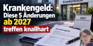 Krankengeld ab 2027: Diese 5 Änderungen treffen knallhart