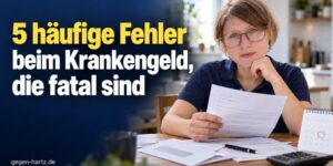 5 häufige Fehler beim Krankengeld die fatal sind