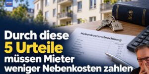Mieter aufgepasst: Durch 5 Hammer Urteile müssen Mieter jetzt weniger Nebenkosten zahlen