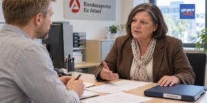 Arbeitsagentur verweigert Arbeitslosengeld nach hoher Abfindung – Gericht widerspricht