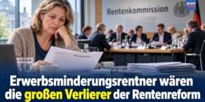 EM-Rente und Nebenjob: Erwerbsminderungsrentner wären die großen Verlierer der Rentenreform