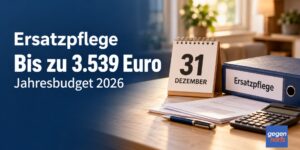 Pflege: Ersatzpflege bis zu 3.539 Euro geltend machen bevor das Budget jetzt verfällt