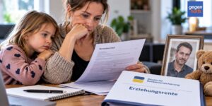 Wenn der Ex-Partner stirbt kann die Erziehungsrente den Unterhalt ersetzen