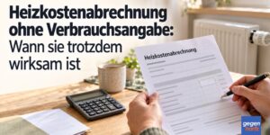 Heizkostenabrechnung ohne Verbrauchsangabe: Wann sie trotzdem wirksam ist