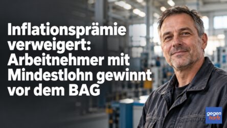 Beitragsbild von: Inflationsprämie verweigert: Arbeitnehmer mit Mindestlohn gewinnt vor dem BAG