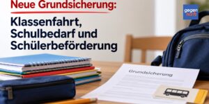 Grundsicherung mit Schulkind: Die drei wichtigsten Leistungen die Eltern kennen sollten