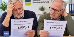 Rente: Ein Jahr jünger, gleich lang gearbeitet – und trotzdem droht weniger Rente