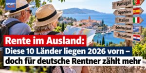 Rente im Ausland: Diese 10 Länder liegen 2026 vorn – doch für deutsche Rentner zählt mehr