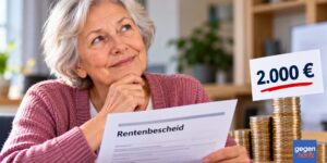 Rentenerhöhung 2027: Zwei Euro fehlen – dann knackt die Standardrente die 2.000-Euro