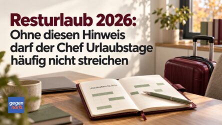 Beitragsbild von: Resturlaub 2026: Ohne diesen Hinweis darf der Chef Urlaubstage häufig nicht streichen