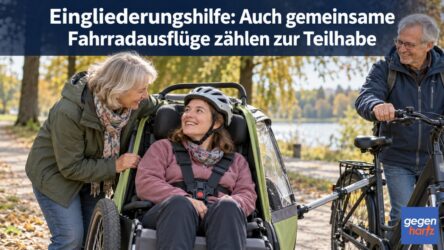 Beitragsbild von: Eingliederungshilfe: Auch gemeinsame Fahrradausflüge zählen zur Teilhabe