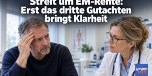 Streit um EM-Rente: Erst das dritte Gutachten bringt Klarheit