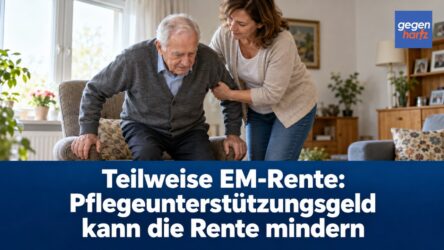 Beitragsbild von: EM-Rente: Pflegeunterstützungsgeld kann die Rente mindern