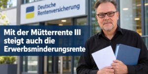 Mit der Mütterrente III steigt auch die Erwerbsminderungsrente