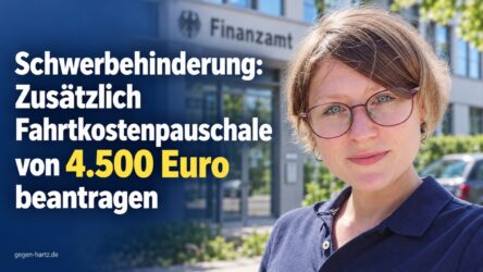 Beitragsbild von: Schwerbehinderung: Zusätzlich eine Fahrtkostenpauschale von 4.500 Euro beantragen