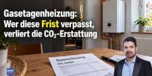 Gasetagenheizung: Mieter die die Frist verpassen, verlieren die CO₂-Erstattung