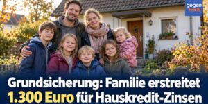 Grundsicherung: Familie erstreitet 1.300 Euro für Hauskredit-Zinsen