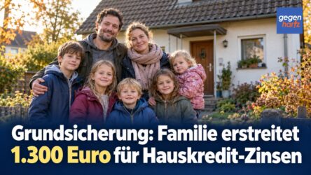 Beitragsbild von: Grundsicherung: Familie erstreitet 1.300 Euro für Hauskredit-Zinsen
