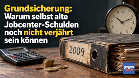 Beitragsbild von: Grundsicherung: Warum selbst alte Jobcenter-Schulden noch nicht verjährt sein können