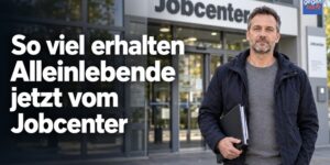 Grundsicherung 2026: So viel erhalten Alleinlebende vom Jobcenter