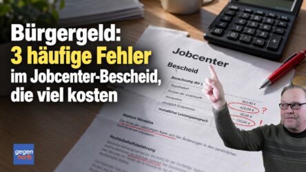 Beitragsbild von: Bürgergeld: 3 häufige Fehler im Jobcenter-Bescheid, die viel kosten