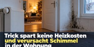 Mieter aufgepasst: Oft genutzter Trick spart keine Heizkosten und verursacht Schimmel in der Wohnung
