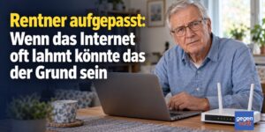 Rentner aufgepasst: Wenn das Internet oft lahmt könnte das der Grund sein