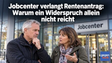 Beitragsbild von: Jobcenter verlangt Rentenantrag: Warum ein Widerspruch allein nicht reicht
