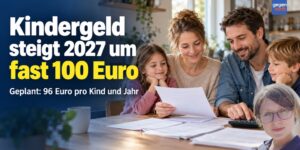 Kindergeld steigt 2027 um fast 100 Euro - Tabelle zeigt Anstieg je Kind