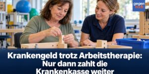 Krankengeld trotz Therapie: Nur dann zahlt die Krankenkasse weiter
