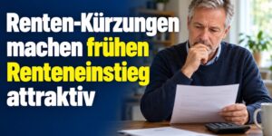 Kürzungspläne bei der Rente machen frühen Rentenantrag attraktiv