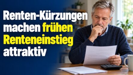 Beitragsbild von: Kürzungspläne bei der Rente machen frühen Rentenantrag attraktiv