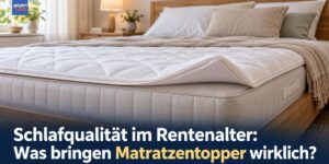 Schlafqualität im Rentenalter: Was bringen Matratzentopper wirklich?