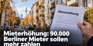 Mieterhöhung: 90.000 Berliner Mieter sollen mehr zahlen