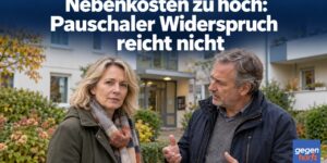 Nebenkosten zu hoch: Pauschaler Widerspruch reicht nicht