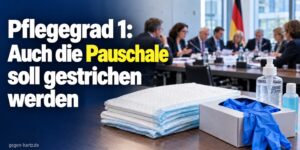 Pflegegrad 1: Auch die Pauschale steht jetzt auf der Streichliste