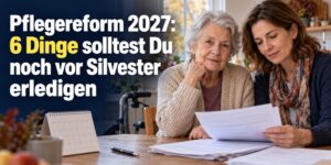 Pflegereform 2027: 6 Dinge noch vor Silvester erledigen