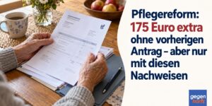 Pflegereform: 175 Euro extra ohne vorherigen Antrag – aber nur mit diesen Nachweisen