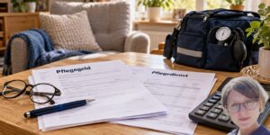 So viel Pflegegeld bleibt übrig, wenn der Pflegedienst dazu kommt