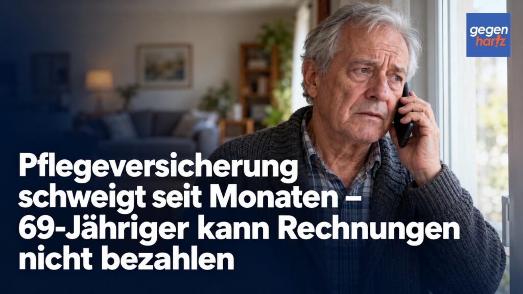 Beitragsbild von: Pflegeversicherung schweigt seit Monaten – 69-Jähriger kann Rechnungen nicht bezahlen